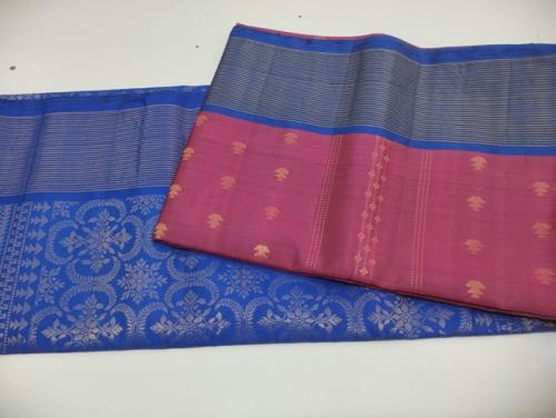 SOFT SILK SAREE WITH BLOUSE