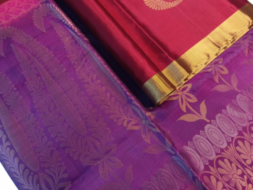 SOFT SILK SAREE WITH BLOUSE