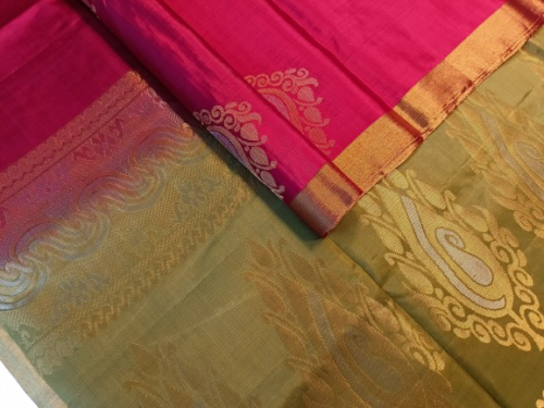 SOFT SILK SAREE WITH BLOUSE