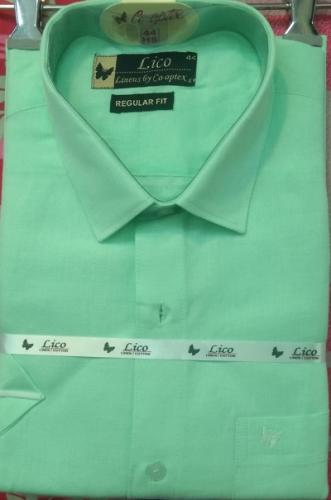 PL COTTON XLINEN DYED READYMADE SHIRT 44 HS