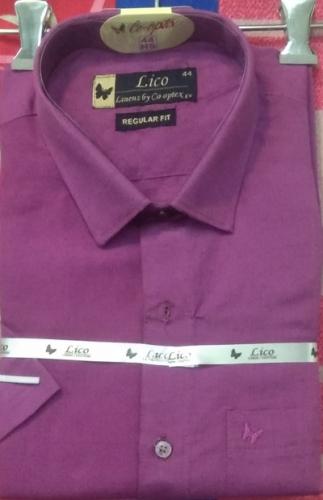 PL COTTON XLINEN DYED READYMADE SHIRT 44 HS