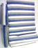BEDSHEET STRIPE 90X108 2 PILLOW COVER