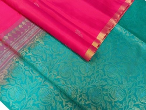 SOFT SILK SAREE WITH BLOUSE