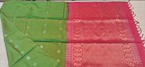 SOFT SILK SAREE WITH BLOUSE
