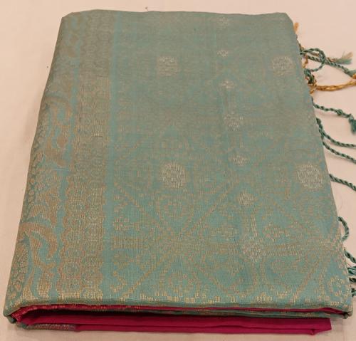 SOFT SILK SAREE WITH BLOUSE