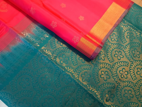 SOFT SILK SAREE WITH BLOUSE