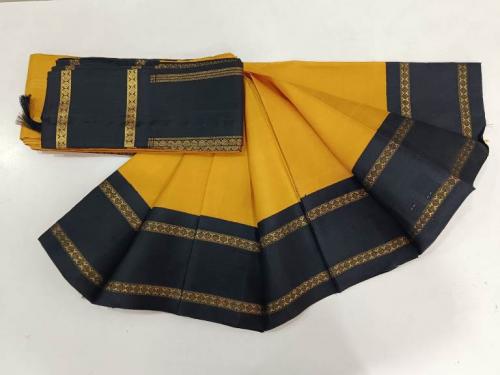 THIRUBHUVANAM PURE ZARI SILK SAREE 550MTS