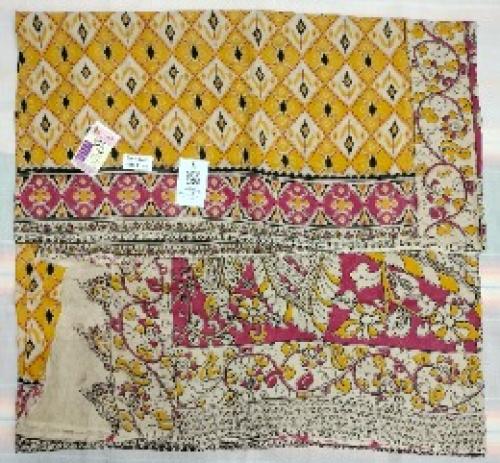 KALAMKARI PRINTED COTTON SAREE