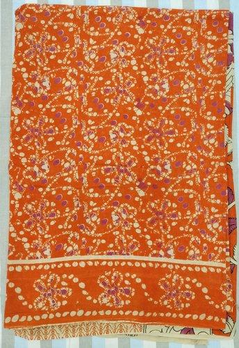 KALAMKARI PRINTED COTTON SAREE