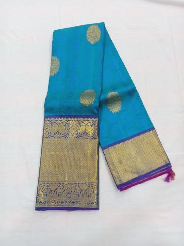 ARNI SILK HALF FINE ZARI SAREE WITH BLOUSE