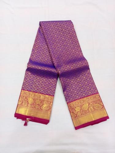 ARNI SILK HALF FINE ZARI SAREE WITH BLOUSE