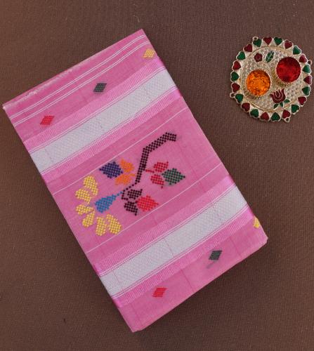 SAREES TIRUNELVELI RAYONxCOTTON Mix CHEDI BUTTA 550 cms SLNC