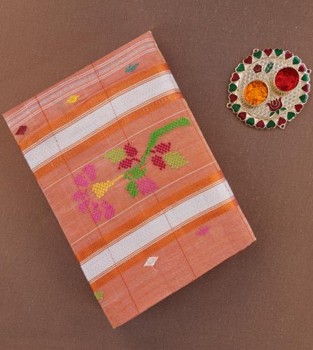 SAREES TIRUNELVELI RAYONxCOTTON Mix CHEDI BUTTA 550 cms SLNC