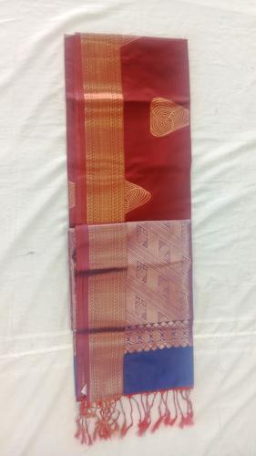 PL Polyester Big Butta Softee saree Jacquard