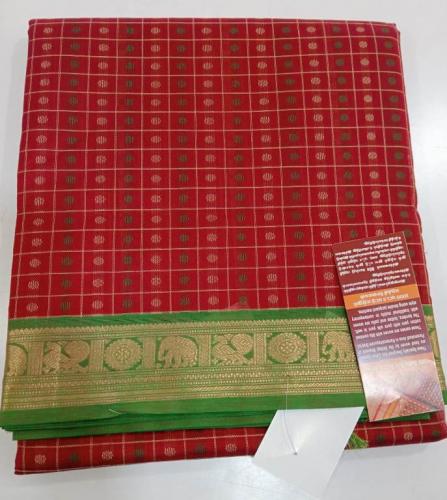 PMK 1000 BUTTA SILK COT SAREES
