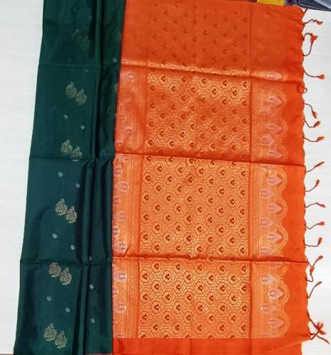 SOFT SILK SAREE WITH BLOUSE