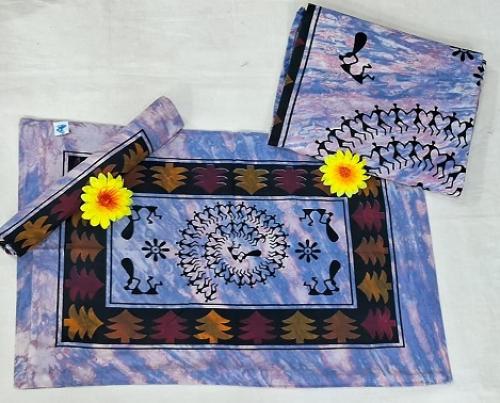BEDSHEET MEERUT PRINTED 90X108 2 PILLOW COVER