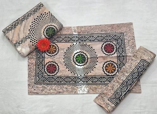 BEDSHEET MEERUT PRINTED 72X100 2 PILLOW COVER