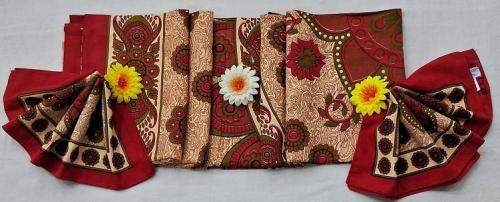 BEDSHEET JAIPUR PRINTED 90X108 2 PILLOW COVER