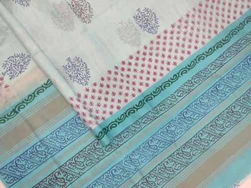 SALEM BLOCK PRINT COTTON SAREES