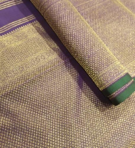 ARNI SILK HALF FINE ZARI SAREE WITH BLOUSE