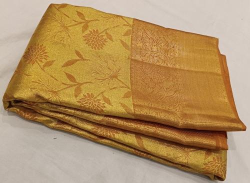 ARNI SILK HALF FINE ZARI SAREE WITH BLOUSE