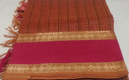 PMK 1000 BUTTA SILK COT SAREES