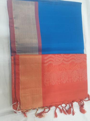 SOFT SILK SAREE WITH BLOUSE