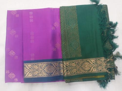 SOFT SILK SAREE WITH BLOUSE