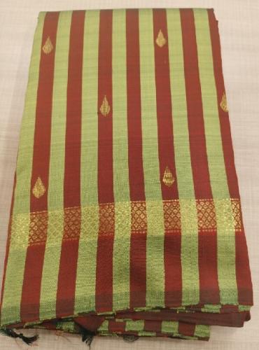 ARNI SILK HALF FINE ZARI SAREE WITH BLOUSE
