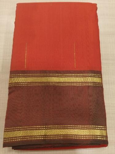 ARNI SILK HALF FINE ZARI SAREE WITH BLOUSE