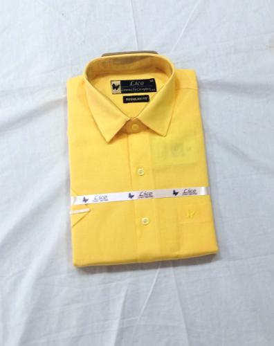 PL COTTONX LINEN DYED READYMADE SHIRT 42 HS