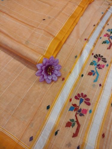 SAREES TIRUNELVELI RAYONxCOTTON Mix CHEDI BUTTA 550 cms SLNC