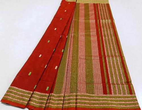 80S X 80S PMK COTSAREES WITH BLOUSE