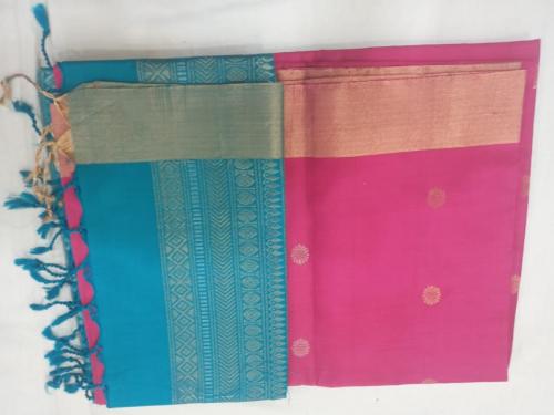 SOFT SILK SAREE WITH BLOUSE