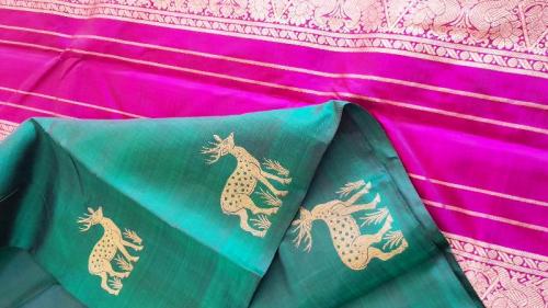 SAREES KPM SILK WITH BLOUSE