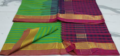 MANAMEDU COTTON SAREES WITH BLOUSE