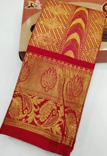 THIRUBHUVANAM HF ZARI SILK SAREE WITH BLOUSE