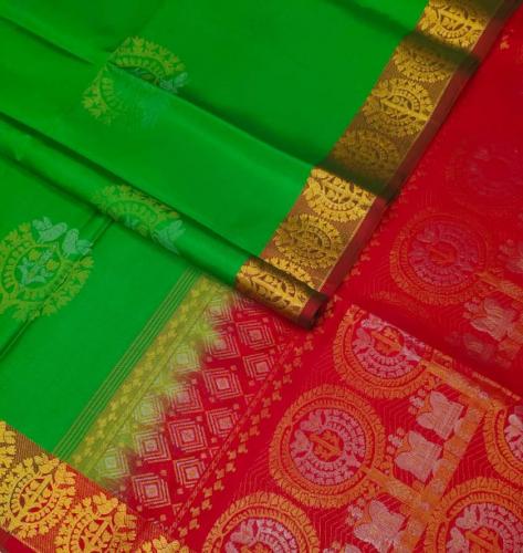 SOFT SILK SAREE WITH BLOUSE