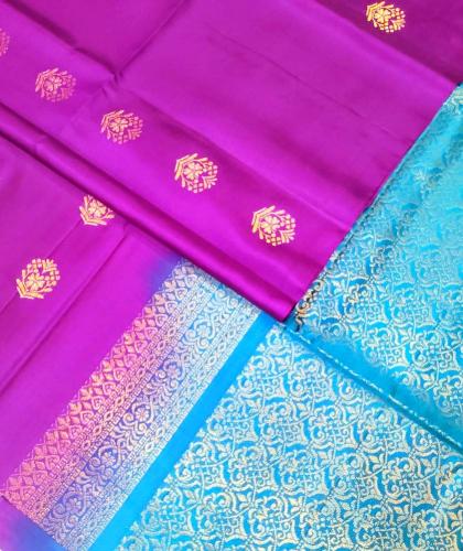 SOFT SILK SAREE WITH BLOUSE