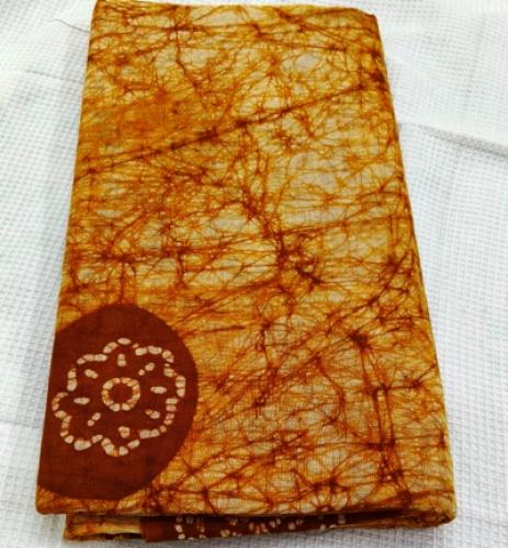 PL COTTON SAREES WITH SOLID WAX CRACK DESIGNS