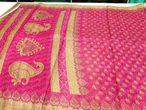 PL PRINTED SAREES WITH BLOUSE
