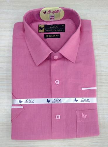 PL COTTON XLINEN DYED READYMADE SHIRT 40 HS