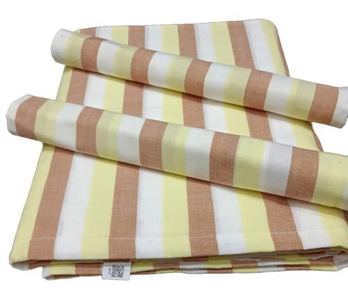 BEDSHEET STRIPE 90X108 2 PILLOW COVER