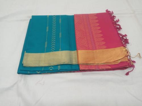 SOFT SILK SAREE WITH BLOUSE
