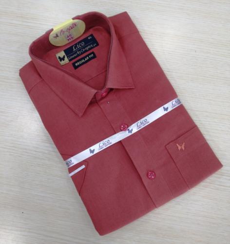 PL COTTON XLINEN DYED READYMADE SHIRT 40 HS