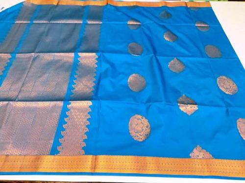PL Polyester Big Butta Softee saree Jacquard