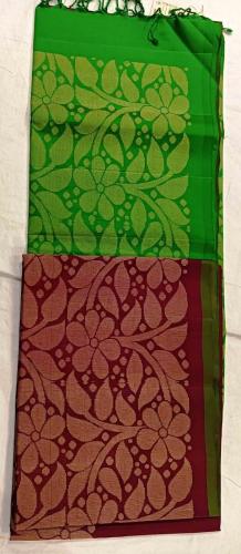 PMK LOW COST SILK COT SAREES 550 MTS