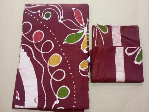 BEDSHEET BATIK PRINTED 90X108 2 PILLOW COVER