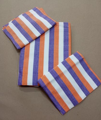 BEDSHEET STRIPE 72X100 2 PILLOW COVER